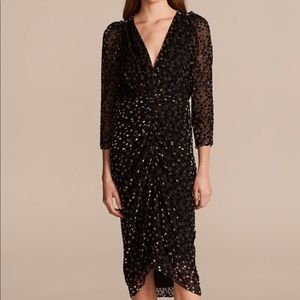 Rebecca Taylor Velvet Dot Dress